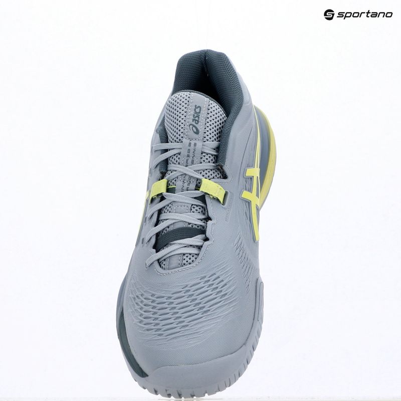 Férfi teniszcipő ASICS Gel-Resolution X grey blue/pistachio 16