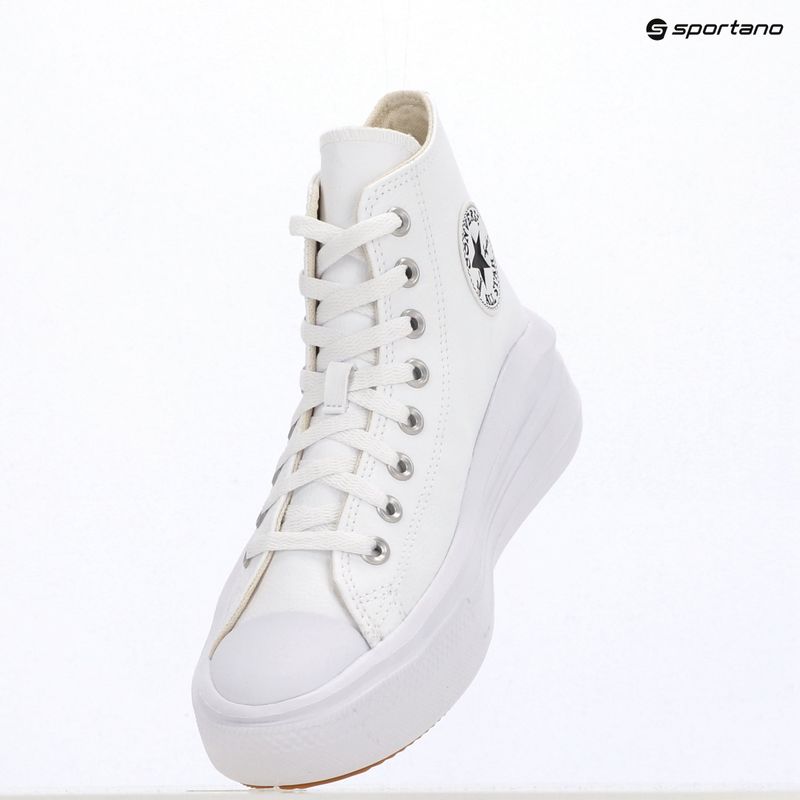 Női tornacipő Converse Chuck Taylor All Star Move Platform Leather white 9