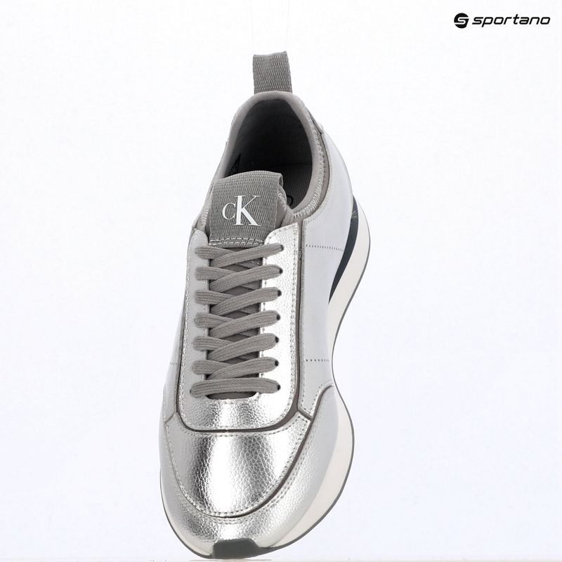 Női cipők Calvin Klein HW0HW03287 Retro Runner Metallic silver 9