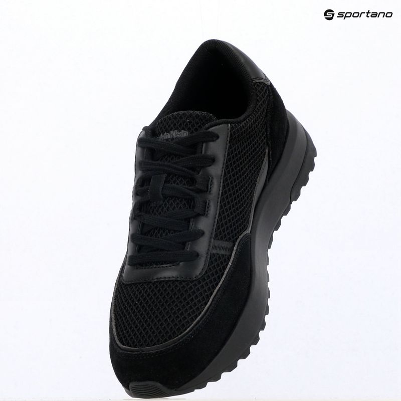 Férfi cipők Calvin Klein HM0HM02215 City Runner Laceup Nylon Recycled Suede triple black 9