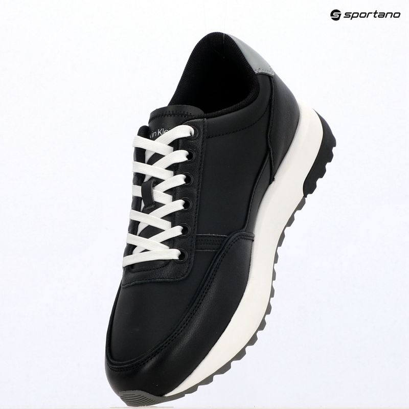 Férfi cipők Calvin Klein HM0HM02214 City Runner Laceup Leather Mix black/granite road 9