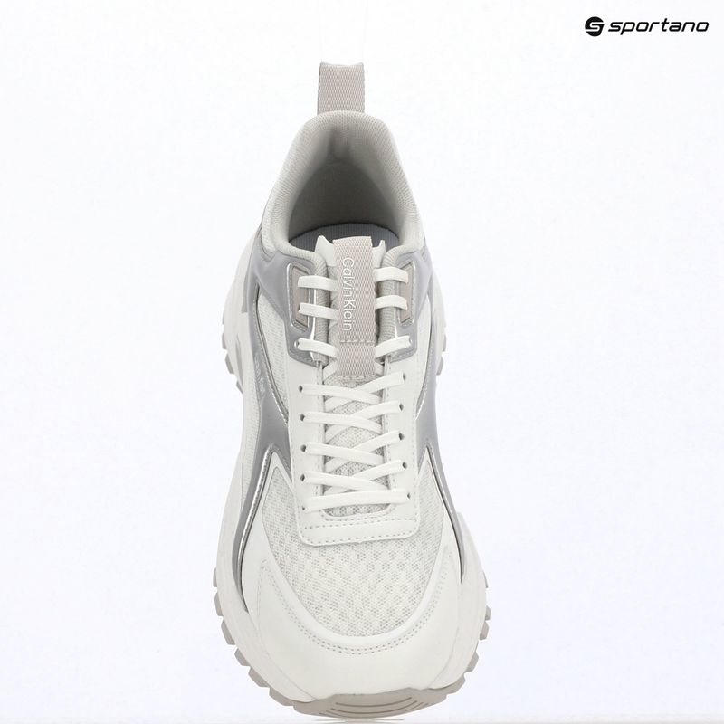 Férfi cipők Calvin Klein HM0HM02341 Hike Runner Stripe Met Mix bright white/silver/light grey 9