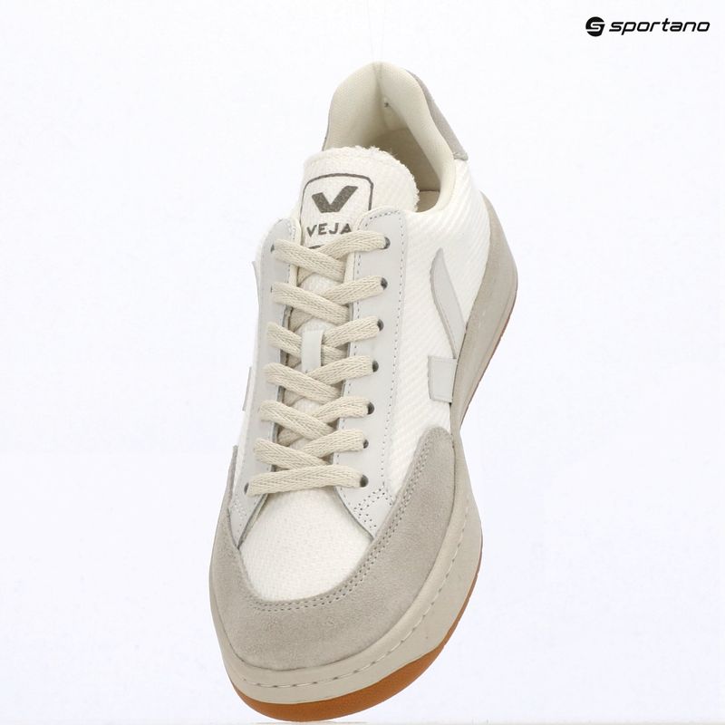 Férfi cipők VEJA V-12 Leather white/natural 9