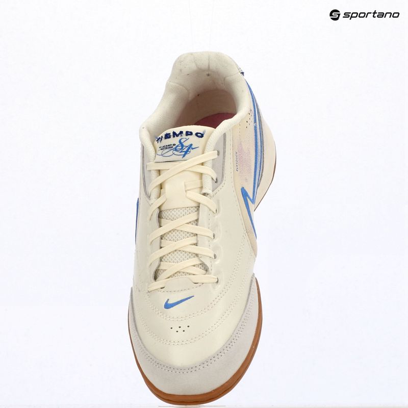Férfi futballcipő Nike Tiempo Streetgato PRM IC coconut milk/gum medium brown/blue crystal 11