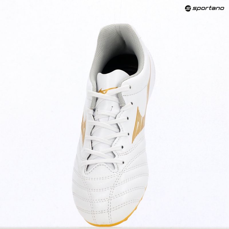 Gyerek focicipő Mizuno Monarcida Neo III Select AG white/mp gold 11