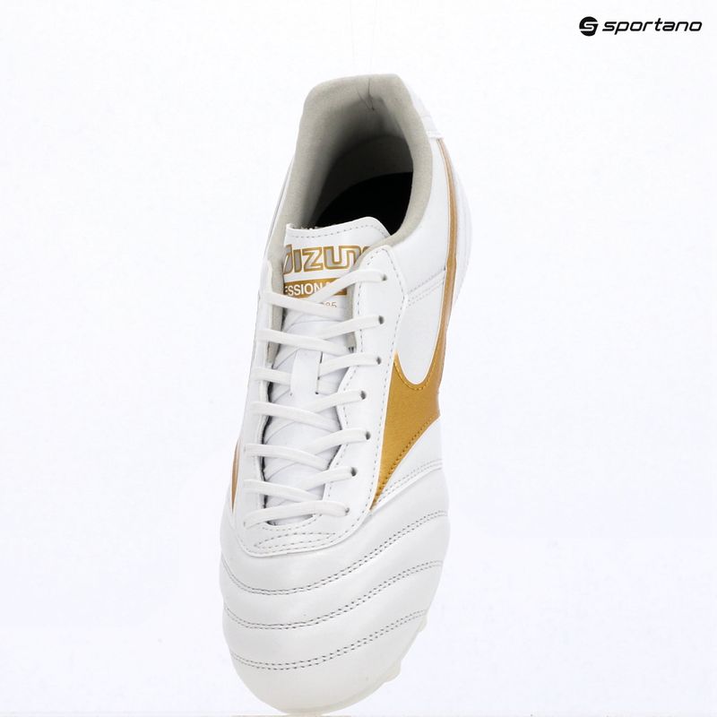 Focicipő Mizuno Morelia II Pro FG white/football gold/galaxy silver 12