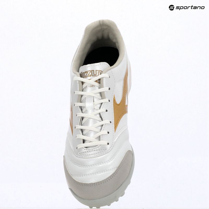 Focicipő Mizuno Morelia Sala Pro TF white/football gold/galaxy silver 15