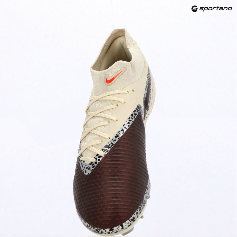 Férfi futballcipő Nike United Phantom 6 High Academy MG burgundy crush/fossil/university red 9