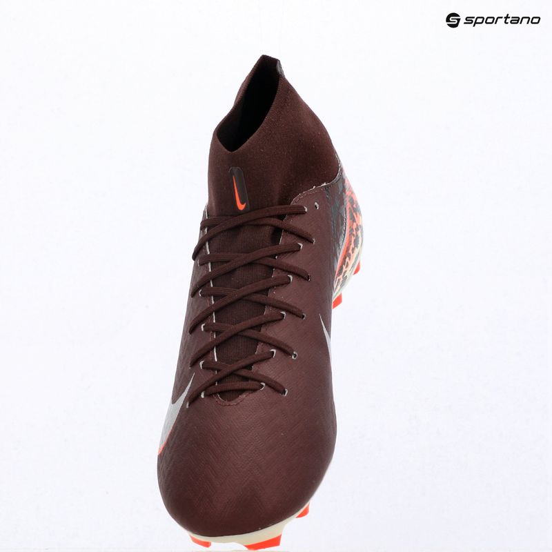 Férfi futballcipő Nike United Mercurial Superfly 10 Academy MG burgundy crush/metallic silver 9