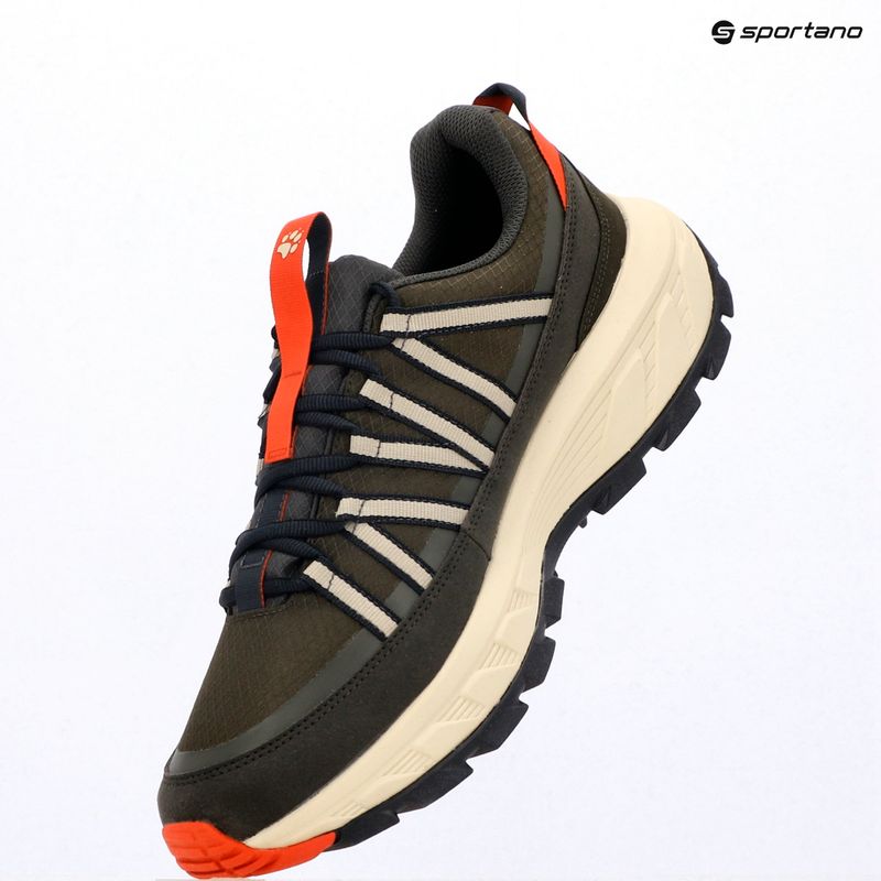 Férfi túracipő Jack Wolfskin Wild Hike Texapore Low obsidian moss 17
