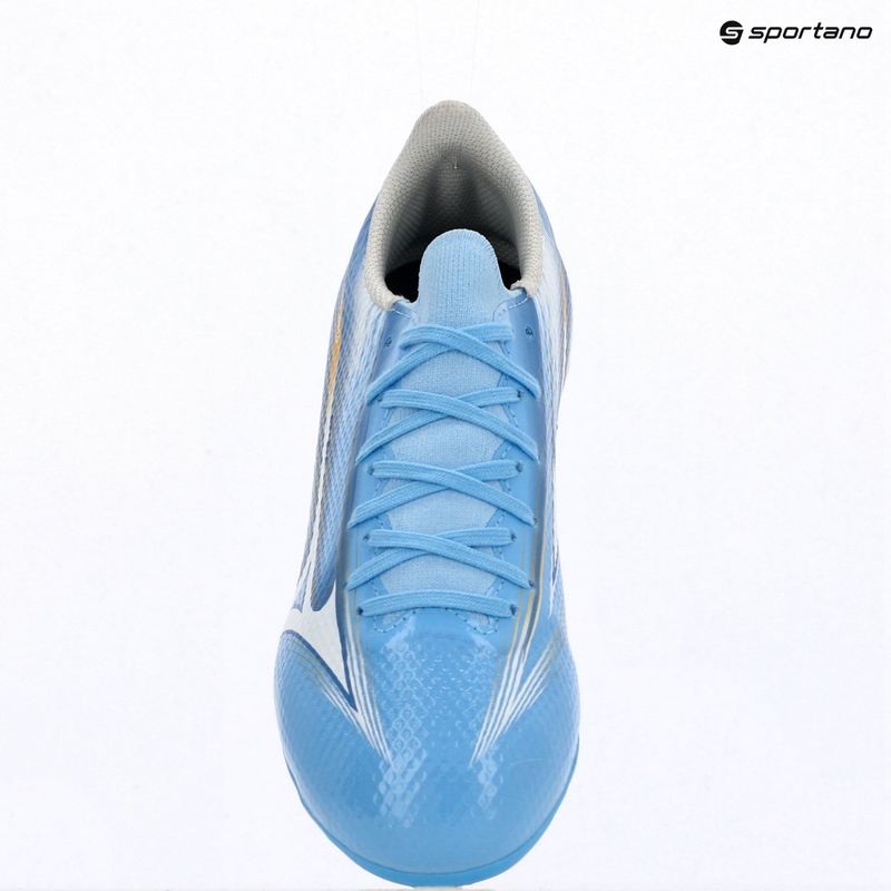 Gyerek focicipő Mizuno Alfa III Select Jr FG sky blue/white 12