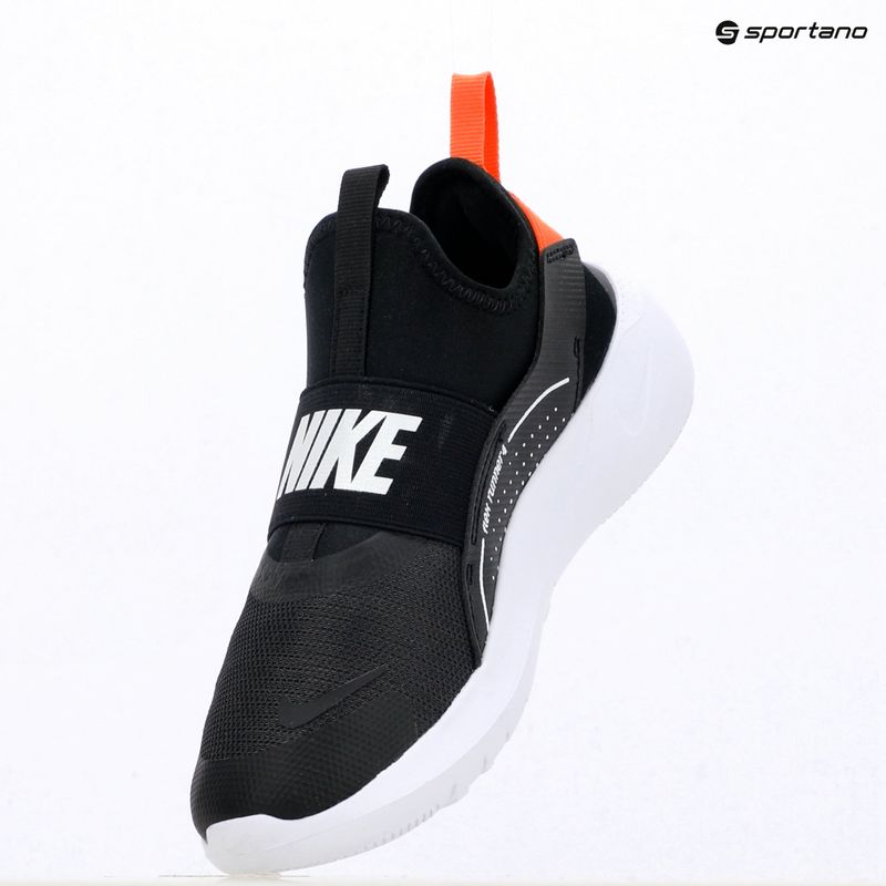 Gyerekcipők Nike Flex Runner 4 black/white/turf orange 14