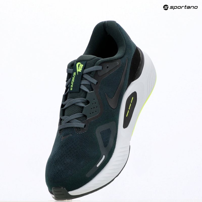 Férfi futócipő Nike Structure 26 Wide seaweed/volt/pure platin 9