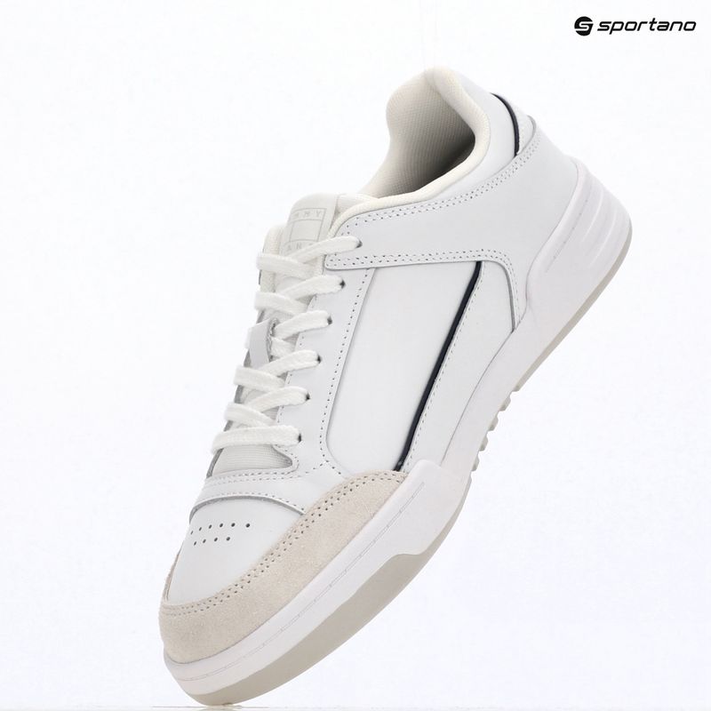 Férfi cipők Tommy Jeans Cupsole Leather white 9