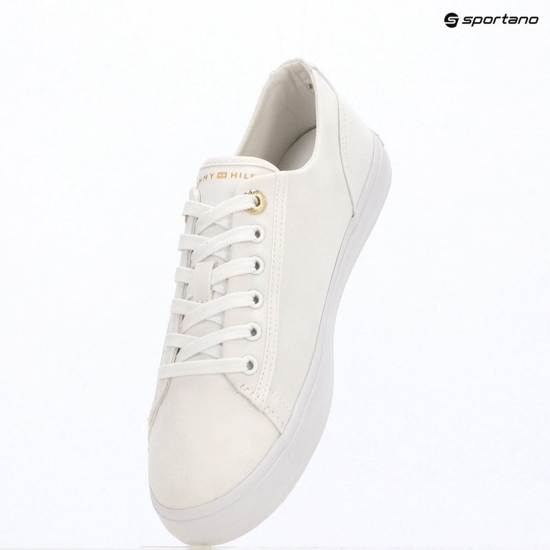 Női tornacipő Tommy Hilfiger Foxing Sneaker Canvas white 9