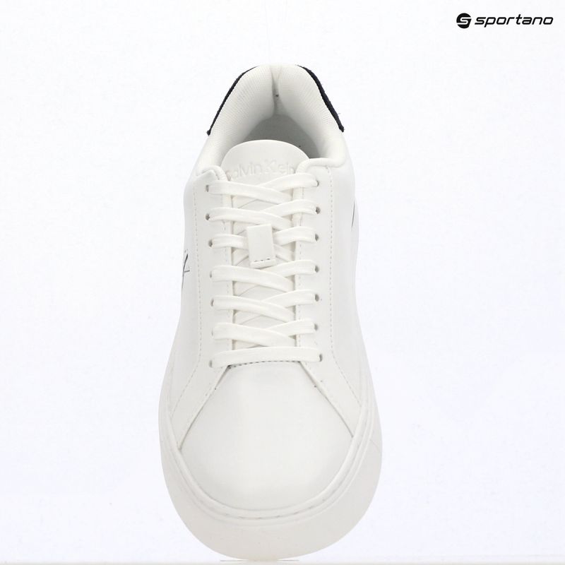 Férfi cipők Calvin Klein YM0YM01435 Classic Cupsole Laceup Leather bright white/navy 9
