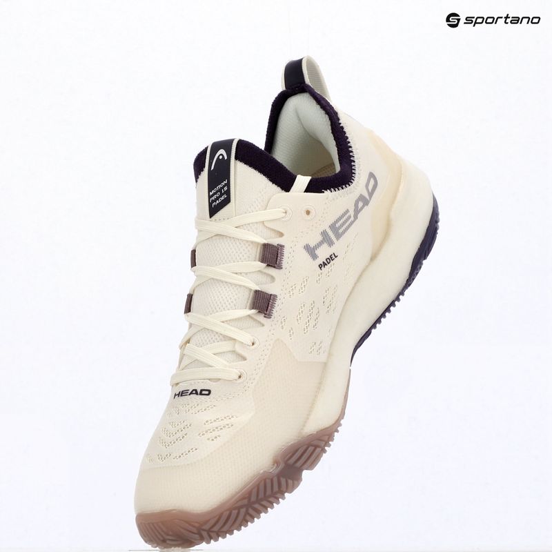 Női padelcipő HEAD Motion Pro 1.5 chalk white/purple 17