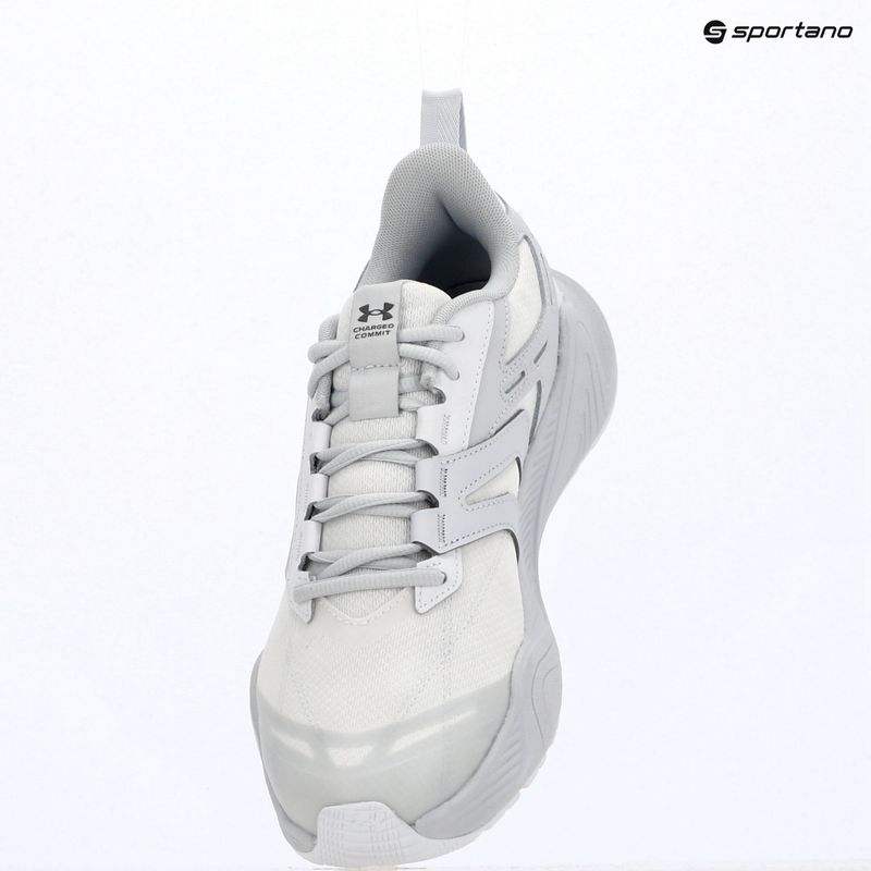 Férfi edzőcipő Under Armour Charged Commit TR 5 white/halo gray/castlerock 9