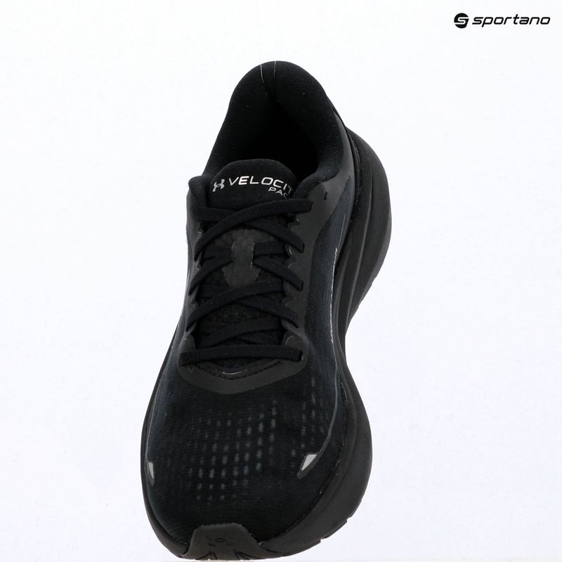 Férfi futócipő Under Armour Velociti Pace black/black/metallic silver 10