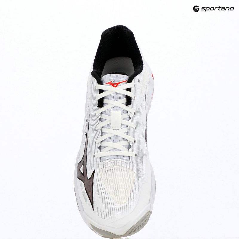 Röplabda cipő Mizuno Wave Lightning Elite white/black/fiery red 15