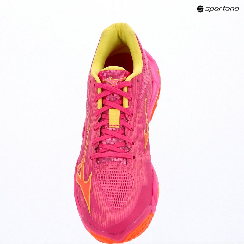 Röplabda cipő Mizuno Wave Lightning Elite pink tetra/fortune yellow/ligh 15