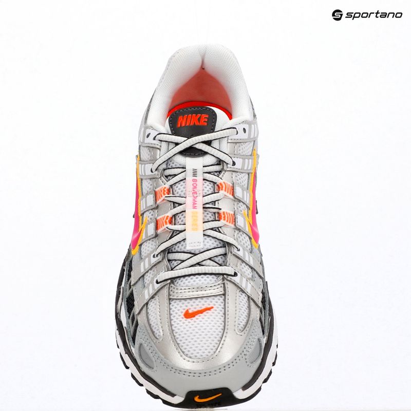 Női cipők Nike P-6000 white/metallic platinum/laser fuchsia 14