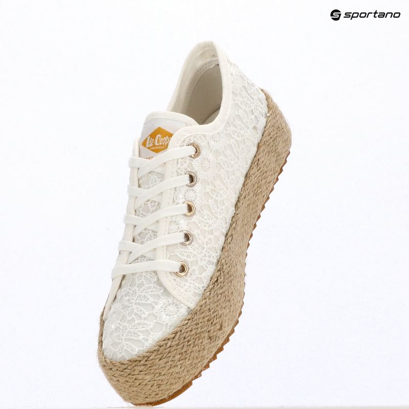Női espadrilles Lee Cooper LCW-26-31-4326LA white 11