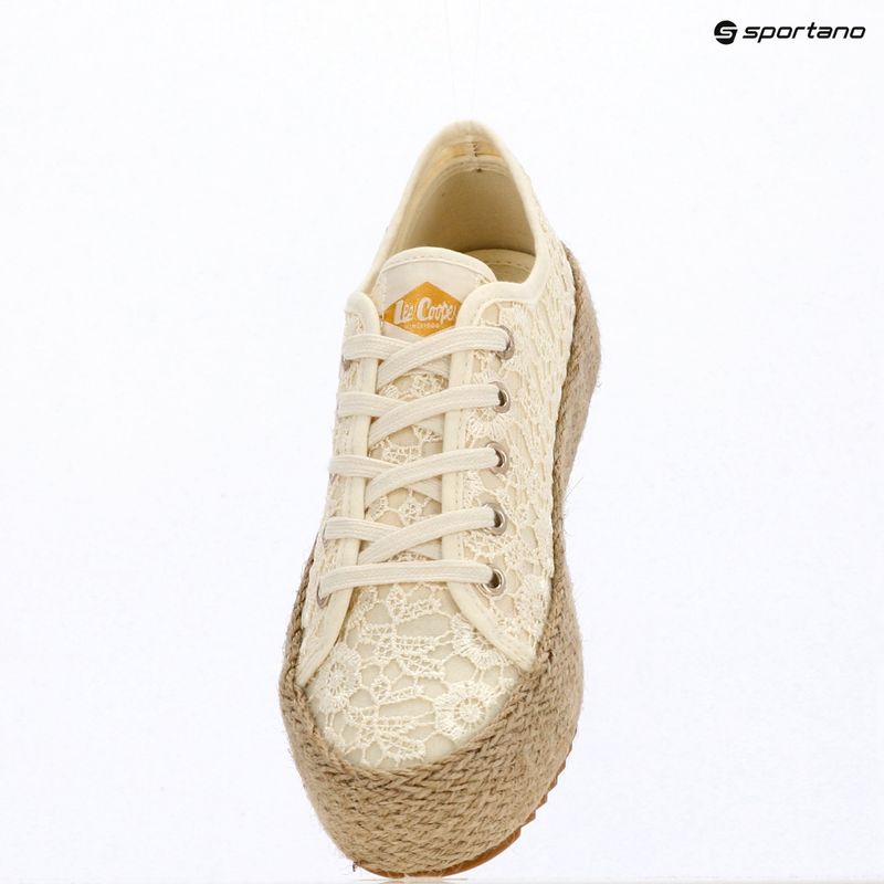 Női espadrilles Lee Cooper LCW-26-31-4328LA beige 11