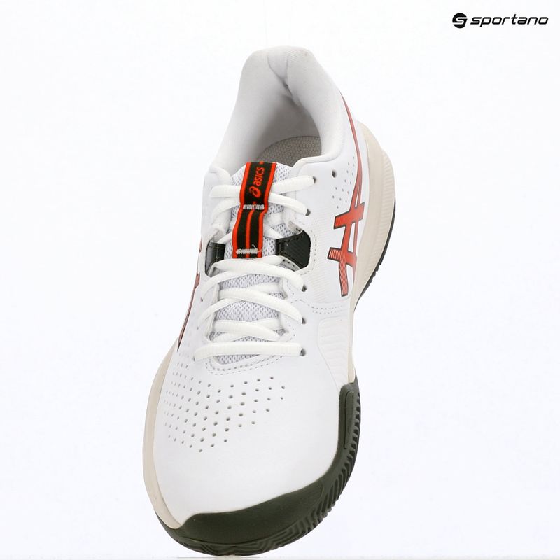 Férfi teniszcipő ASICS Gel-Challenger 15 Clay white/cherry tomato 9