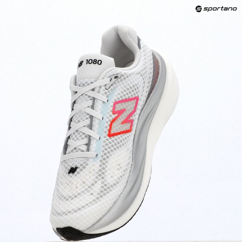 Férfi futócipő New Balance 1080's V15 103 white/pink heat/tangerine heat 9