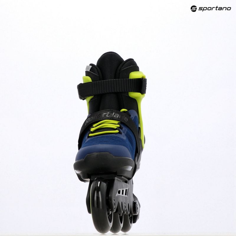 Rollerblade Microblade 3WD Jr gyerek görkorcsolya kék királykék/lime 10