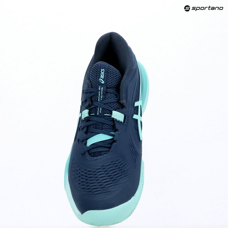 Férfi teniszcipő ASICS Gel-Resolution X Clay night sky/illuminate mint 9
