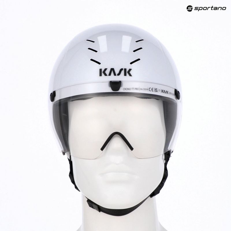 Kask bicycle KASK Bambino Pro white/clear 19