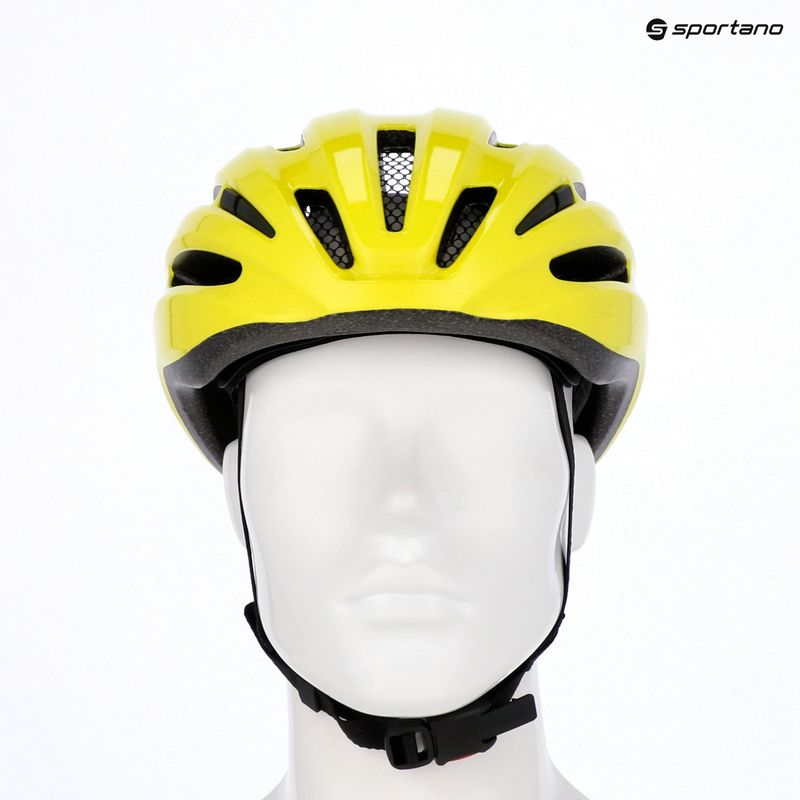 Kerékpáros sisak Giro Isode II gloss hi viz yellow 11