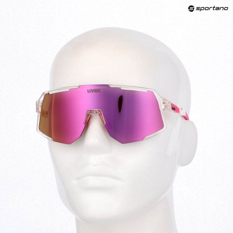 Napszemüveg UVEX Sequenze clear/mirror pink 7