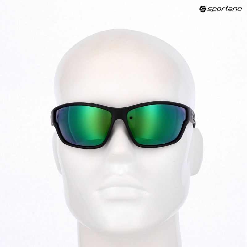 Napszemüveg UVEX Sportstyle 806 black matte/mirror green 7