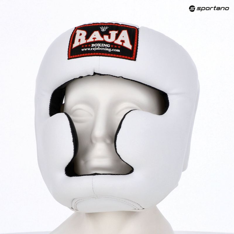 RAJA BOXING Semi bőr fehér bokszsisak 4