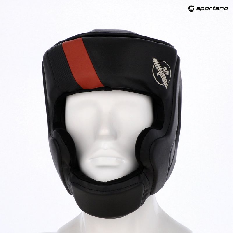 Hayabusa T3 fejvédő bokszsisak fekete/piros 6