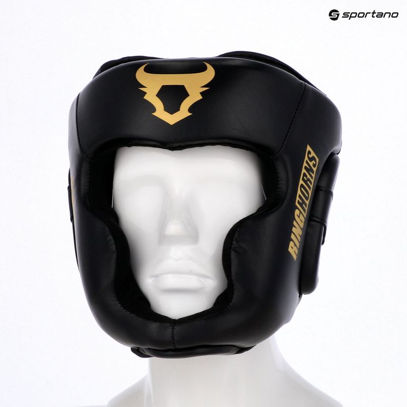 Bokszisak Venum Ringhorns Charger Headgear black/gold 8