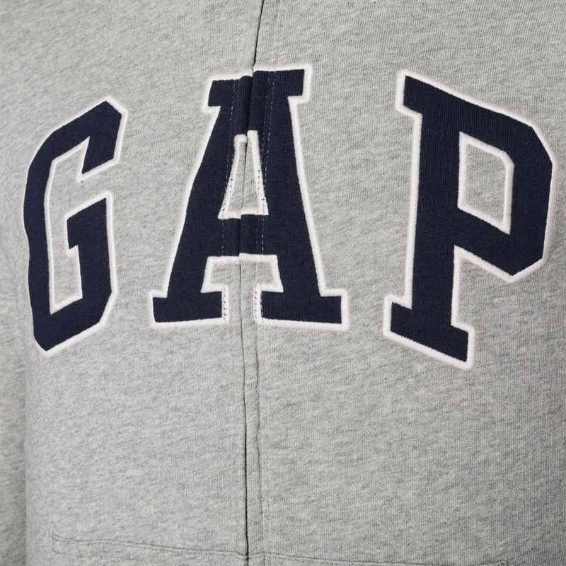 Férfi pulóver GAP XLS FT Arch FZ HD b10 grey heather 7