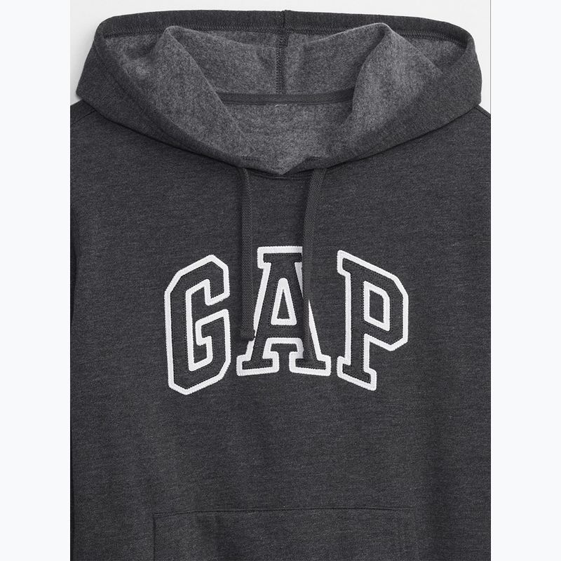 Női pulóver GAP V-Gap Heritage PO HD charcoal heather 2