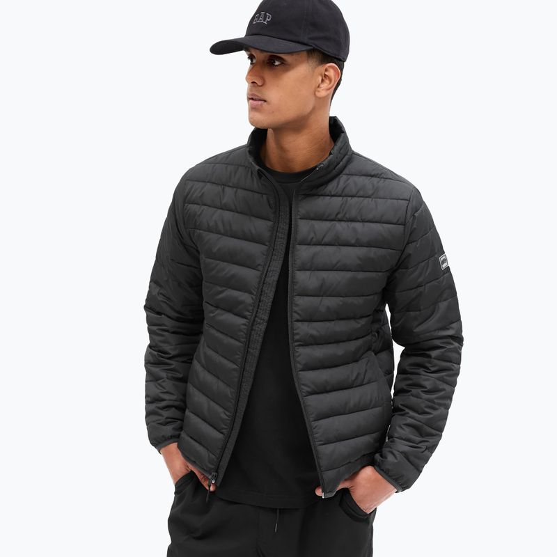 Férfi GAP V-Frch Logo LTWT puffer dzseki true black