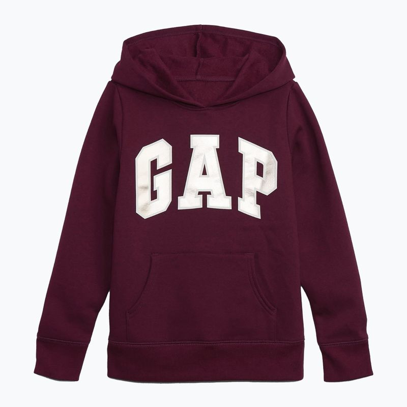 Gyermek pulóver GAP V-FA SLD Logo PO beach plum