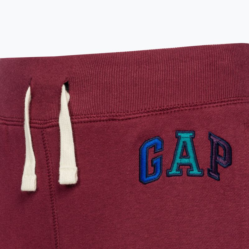 Gyermek nadrág GAP V-Fall Fash Logo Jogger mély gránátvörös 3