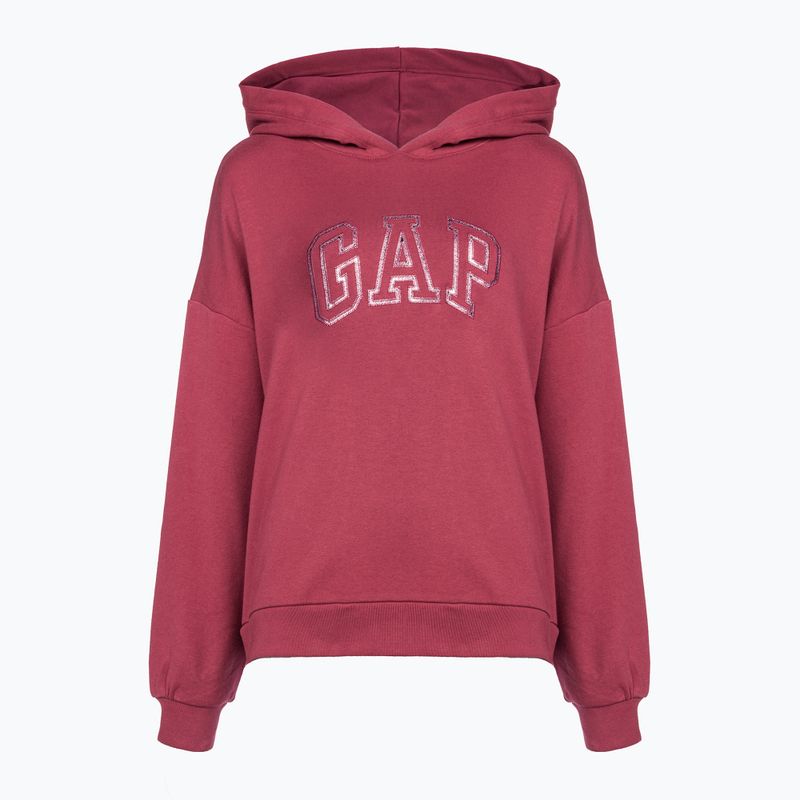 Női pulóver GAP Frch Exclusive HI LO PO HD száraz rózsa