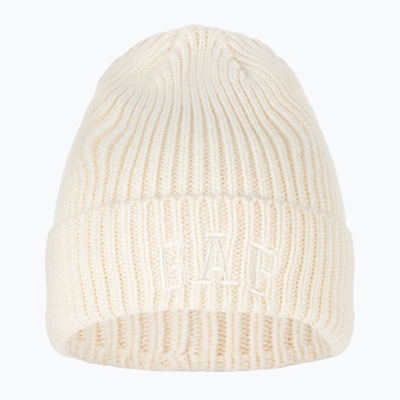 Női sapka GAP V-Logo Beanie ivory frost 3