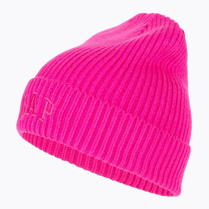 Női sapka GAP V-Logo Beanie standout pink 3