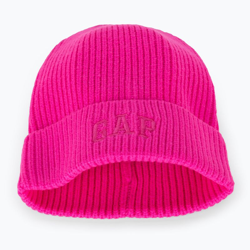 Női sapka GAP V-Logo Beanie standout pink 4