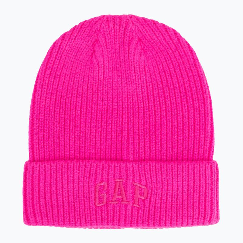 Női sapka GAP V-Logo Beanie standout pink 5