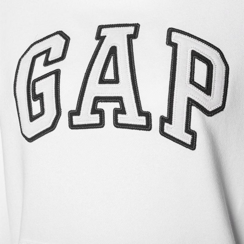 Női melegítőfelső GAP V-Gap Heritage PO HD optic white 5